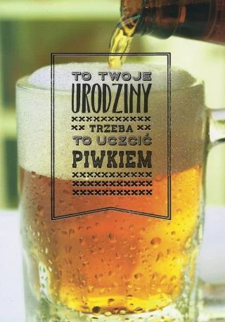 Urodzinowa kartka pocztowa, kartki na urodziny