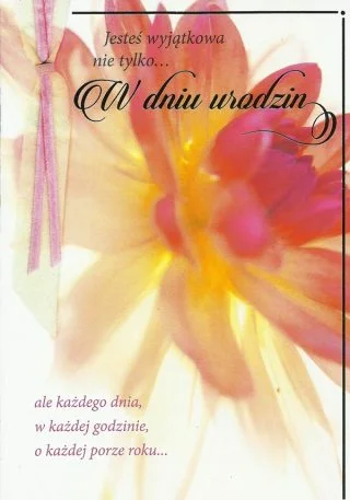 Urodzinowa kartka pocztowa, kartki na urodziny