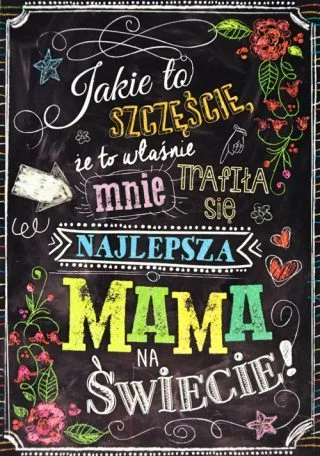 Kartka pocztowa na dzien mamy