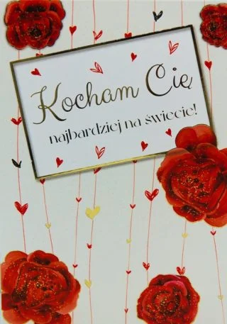 Kartka pocztowa z okazji Walentynek