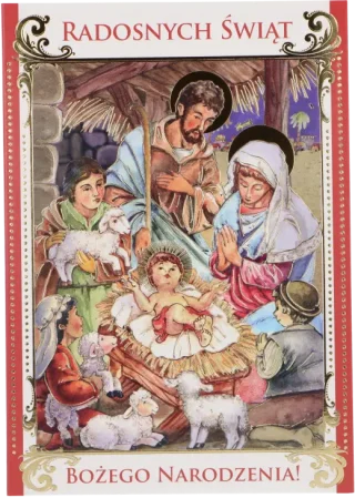 Kartka świąteczna na Boże narodzenie