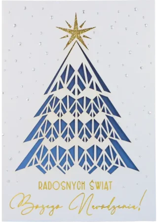 Kartka świąteczna dla rodziny, przyjaciół z okazji Bożego Narodzenia