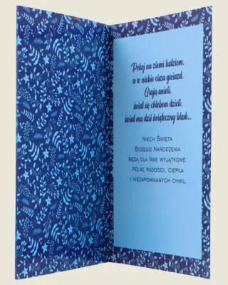 Boże Narodzenie życzenia na kartce