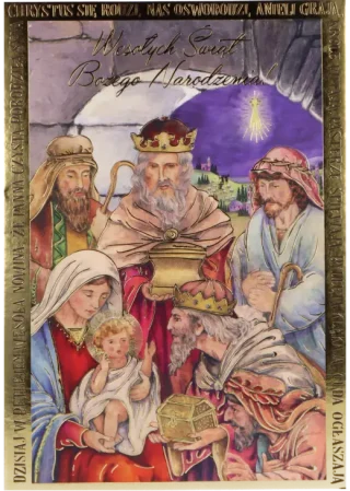 Kartka pocztowa na Boże Narodzenie