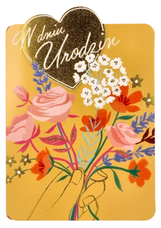 Kartka pocztowa z okazji urodzin