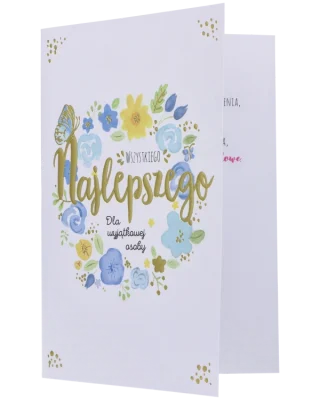 Kartka pocztowa z najlepszymi zyczeniami