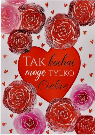Kartka pocztowa z okazji Walentynek