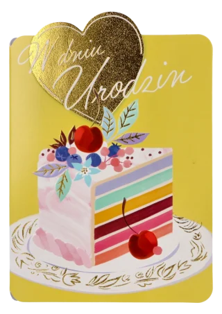 Kartka pocztowa z okazji urodzin