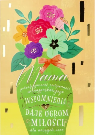 Kartka pocztowa z okazji Dnia Mamy