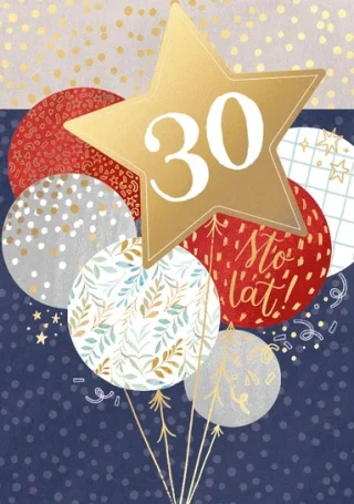 Kartka z okazji 30 urodzin