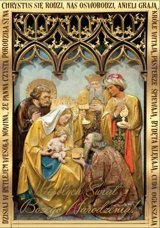 Kartka pocztowa na Boże Narodzenie